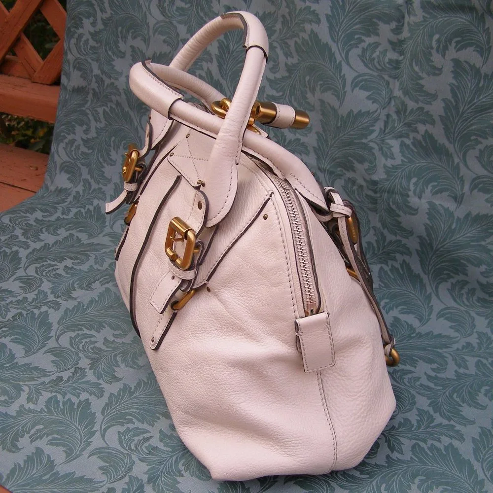 Off-White CHLOE Paddington in Excellent Condition, LIKE NEW w/Dust Bag